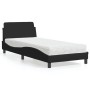 Cama con colchón tela negro 80x200 cm de vidaXL, Camas y somieres - Ref: Foro24-3208286, Precio: 227,10 €, Descuento: %