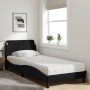 Cama con colchón tela negro 80x200 cm de vidaXL, Camas y somieres - Ref: Foro24-3208286, Precio: 227,10 €, Descuento: %