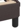 Cama con colchón tela marrón oscuro 120x200 cm de vidaXL, Camas y somieres - Ref: Foro24-3208523, Precio: 368,32 €, Descuento: %