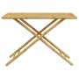 Juego de bistró plegable con cojines 5 pzas bambú blanco crema de vidaXL, Conjuntos de jardín - Ref: Foro24-3208935, Precio: ...