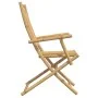Sillas de jardín plegables 4 unidades bambú 53x66x99 cm de vidaXL, Sillas de jardín - Ref: Foro24-3278514, Precio: 323,90 €, ...