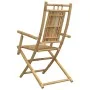 Sillas de jardín plegables 4 unidades bambú 53x66x99 cm de vidaXL, Sillas de jardín - Ref: Foro24-3278514, Precio: 323,90 €, ...