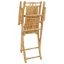 Sillas de jardín plegables 4 unidades bambú 53x66x99 cm de vidaXL, Sillas de jardín - Ref: Foro24-3278514, Precio: 330,21 €, ...