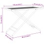 Juego de comedor de jardín 5 piezas bambú de vidaXL, Conjuntos de jardín - Ref: Foro24-3278528, Precio: 355,43 €, Descuento: %