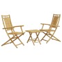 Juego de mesa y sillas de jardín 3 piezas bambú de vidaXL, Conjuntos de jardín - Ref: Foro24-3278523, Precio: 202,92 €, Descu...
