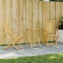 Juego de mesa y sillas de jardín 3 piezas bambú de vidaXL, Conjuntos de jardín - Ref: Foro24-3278535, Precio: 223,11 €, Descu...