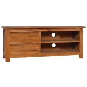 Mueble para TV madera maciza de teca 100x30x40 cm de vidaXL, Muebles TV - Ref: Foro24-289081, Precio: 160,31 €, Descuento: %