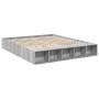 Estructura de cama madera de ingeniería gris Sonoma 200x200 cm de vidaXL, Camas y somieres - Ref: Foro24-3280543, Precio: 161...