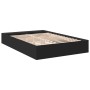Estructura de cama madera de ingeniería negra 150x200 cm de vidaXL, Camas y somieres - Ref: Foro24-3280560, Precio: 144,47 €,...