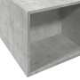 Estructura de cama madera de ingeniería gris hormigón 150x200cm de vidaXL, Camas y somieres - Ref: Foro24-3280562, Precio: 13...