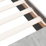 Estructura de cama madera de ingeniería gris hormigón 150x200cm de vidaXL, Camas y somieres - Ref: Foro24-3280562, Precio: 13...