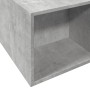 Estructura de cama madera de ingeniería gris hormigón 140x200cm de vidaXL, Camas y somieres - Ref: Foro24-3280569, Precio: 16...