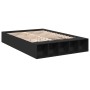 Estructura de cama madera de ingeniería negra 135x190 cm de vidaXL, Camas y somieres - Ref: Foro24-3280588, Precio: 154,57 €,...