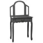 Tocador y taburete madera de paulownia gris 65x36x128 cm de vidaXL, Tocadores para dormitorios - Ref: Foro24-289337, Precio: ...