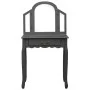 Tocador y taburete madera de paulownia gris 65x36x128 cm de vidaXL, Tocadores para dormitorios - Ref: Foro24-289337, Precio: ...