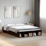 Estructura de cama madera de ingeniería negra 120x190 cm de vidaXL, Camas y somieres - Ref: Foro24-3280595, Precio: 130,72 €,...