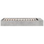 Estructura de cama madera de ingeniería gris hormigón 90x200cm de vidaXL, Camas y somieres - Ref: Foro24-3280611, Precio: 106...
