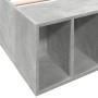 Estructura de cama madera de ingeniería gris hormigón 90x200cm de vidaXL, Camas y somieres - Ref: Foro24-3280611, Precio: 106...