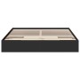 Estructura cama con cajones madera ingeniería negra 200x200 cm de vidaXL, Camas y somieres - Ref: Foro24-3280630, Precio: 189...
