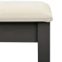 Tocador y taburete madera de paulownia gris 65x36x128 cm de vidaXL, Tocadores para dormitorios - Ref: Foro24-289337, Precio: ...