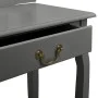 Tocador y taburete madera de paulownia gris 65x36x128 cm de vidaXL, Tocadores para dormitorios - Ref: Foro24-289337, Precio: ...