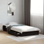 Cama con cajones madera de ingeniería negro 100x200 cm de vidaXL, Camas y somieres - Ref: Foro24-3280672, Precio: 136,08 €, D...