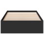 Cama con cajones madera de ingeniería negro 100x200 cm de vidaXL, Camas y somieres - Ref: Foro24-3280672, Precio: 136,08 €, D...
