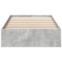 Cama con cajones madera ingeniería gris hormigón 90x190 cm de vidaXL, Camas y somieres - Ref: Foro24-3280709, Precio: 135,81 ...
