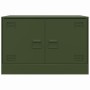 Mueble para TV de acero verde oliva 67x39x44 cm de vidaXL, Muebles TV - Ref: Foro24-841639, Precio: 61,71 €, Descuento: %
