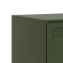 Mueble para TV de acero verde oliva 67x39x44 cm de vidaXL, Muebles TV - Ref: Foro24-841639, Precio: 61,71 €, Descuento: %