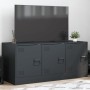 Mueble para TV de acero gris antracita 99x39x44 cm de vidaXL, Muebles TV - Ref: Foro24-841645, Precio: 94,28 €, Descuento: %