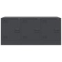 Mueble para TV de acero gris antracita 99x39x44 cm de vidaXL, Muebles TV - Ref: Foro24-841645, Precio: 94,28 €, Descuento: %