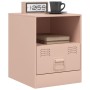 Mesitas de noche 2 unidades acero rosa 34,5x39x44 cm de vidaXL, Mesitas de noche - Ref: Foro24-841754, Precio: 81,82 €, Descu...