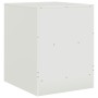 Mesita de noche acero blanco 34,5x39x44 cm de vidaXL, Mesitas de noche - Ref: Foro24-841761, Precio: 48,74 €, Descuento: %