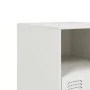 Nachttisch aus weißem Stahl, 34,5 x 39 x 44 cm von vidaXL, Nachttische - Ref: Foro24-841761, Preis: 48,29 €, Rabatt: %