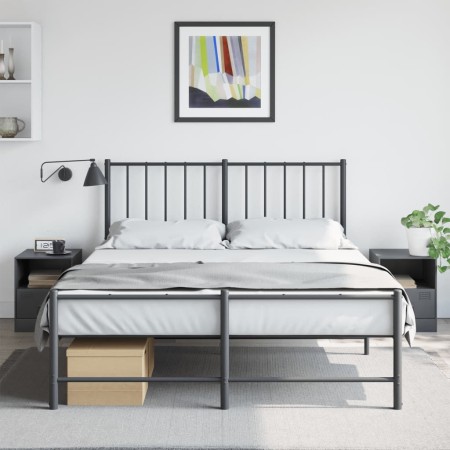 Mesitas de noche 2 unidades gris antracita 34,5x39x44 cm de vidaXL, Mesitas de noche - Ref: Foro24-841756, Precio: 81,82 €, D...