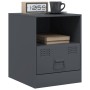 Mesitas de noche 2 unidades gris antracita 34,5x39x44 cm de vidaXL, Mesitas de noche - Ref: Foro24-841756, Precio: 81,82 €, D...