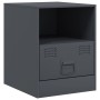 Mesitas de noche 2 unidades gris antracita 34,5x39x44 cm de vidaXL, Mesitas de noche - Ref: Foro24-841756, Precio: 81,82 €, D...