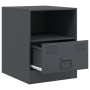Mesitas de noche 2 unidades gris antracita 34,5x39x44 cm de vidaXL, Mesitas de noche - Ref: Foro24-841756, Precio: 81,82 €, D...