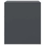 Mesitas de noche 2 unidades gris antracita 34,5x39x44 cm de vidaXL, Mesitas de noche - Ref: Foro24-841756, Precio: 81,82 €, D...