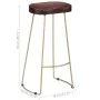 Taburetes de cocina gavin 2 unidades madera maciza de mango de vidaXL, Taburetes de cocina - Ref: Foro24-247835, Precio: 130,...