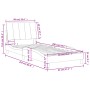 Cama con colchón terciopelo gris oscuro 90x200 cm de vidaXL, Camas y somieres - Ref: Foro24-3208575, Precio: 281,70 €, Descue...