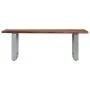 Mesa de centro borde natural madera maciza acacia 115x60x40 cm de vidaXL, Mesas de centro - Ref: Foro24-247828, Precio: 89,70...