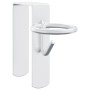 Ganchos de cubo portátil 3 piezas acero plateado de vidaXL, Pienso para caballos - Ref: Foro24-172472, Precio: 18,00 €, Descu...