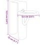 Ganchos de cubo portátil 3 piezas acero plateado de vidaXL, Pienso para caballos - Ref: Foro24-172472, Precio: 18,00 €, Descu...