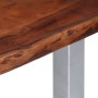 Mesa de centro borde natural madera maciza acacia 115x60x40 cm de vidaXL, Mesas de centro - Ref: Foro24-247828, Precio: 90,48...