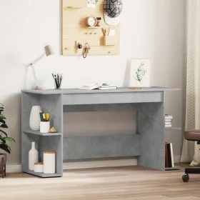 Escritorio madera de ingeniería gris hormigón 140x50x75 cm de vidaXL, Escritorios - Ref: Foro24-840551, Precio: 86,27 €, Desc...