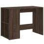 Escritorio de madera de ingeniería marrón roble 102x50x75 cm de vidaXL, Escritorios - Ref: Foro24-840547, Precio: 70,18 €, De...