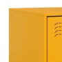 Mesitas de noche 2 unidades acero amarillo 34,5x39x44 cm de vidaXL, Mesitas de noche - Ref: Foro24-841626, Precio: 93,41 €, D...
