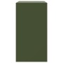 Aparador de acero verde oliva 67x39x73 cm de vidaXL, Aparadores - Ref: Foro24-841653, Precio: 132,04 €, Descuento: %